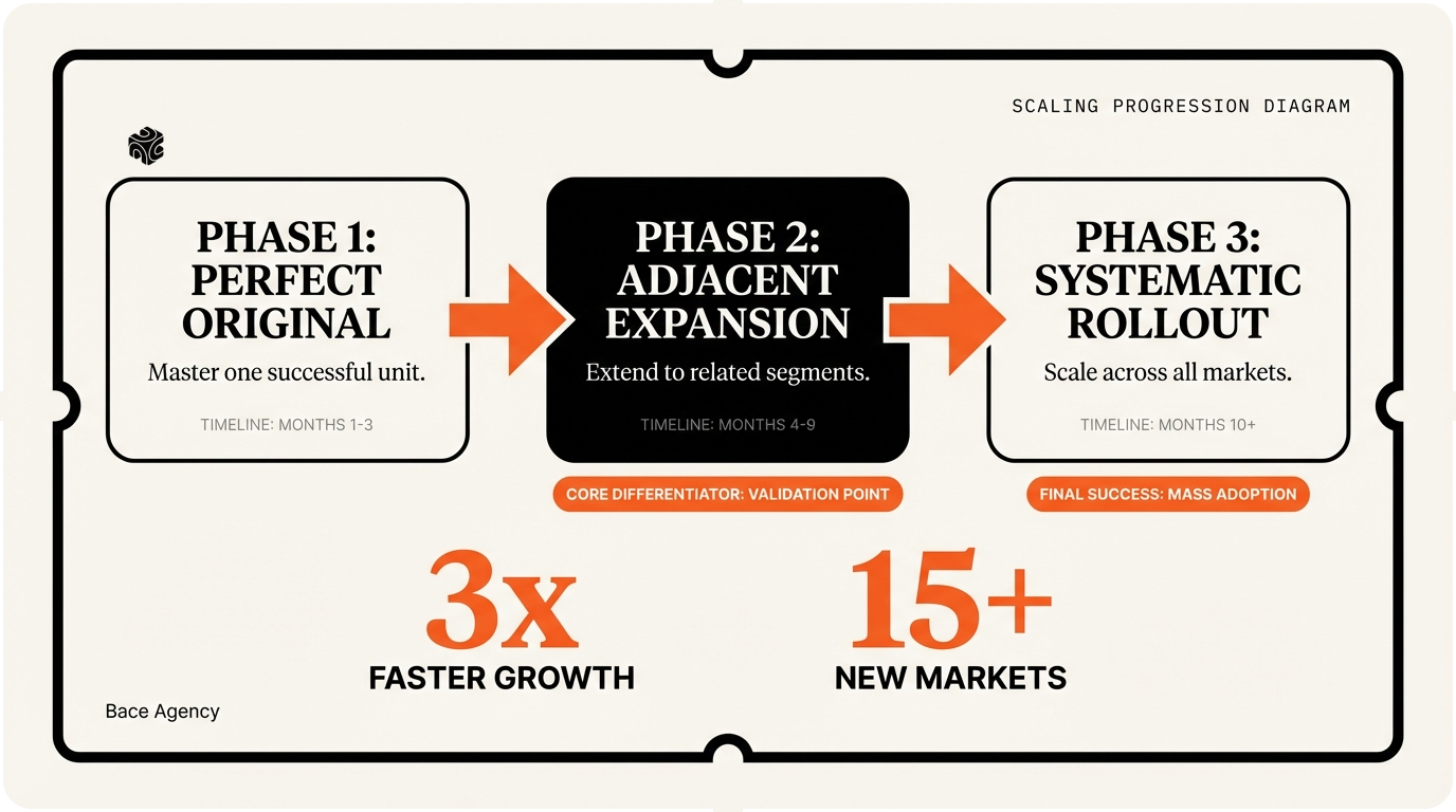 Scaling progression from single use case to enterprise-wide deployment