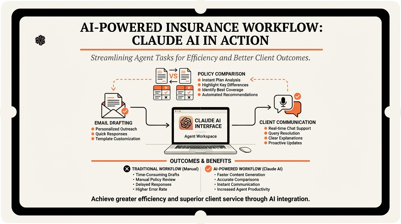 Insurance agent using Claude AI for business workflow automation